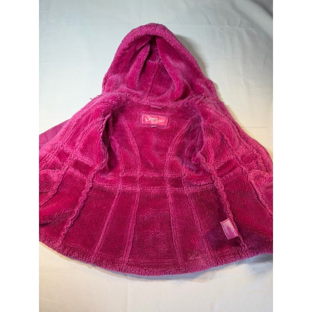 Hawke & Co‎ Outfitters Girls Faux Suede Pink Coat: Size 4T Super Soft & Warm - Picture 3 of 7